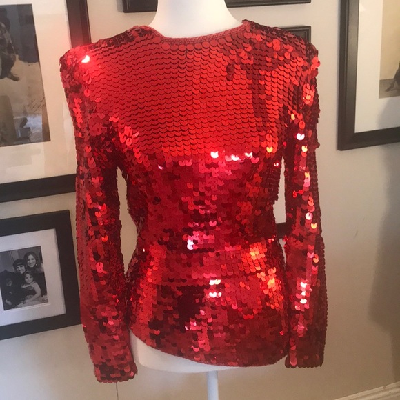 1980’s/Vintage knitted sequence top - Picture 2 of 13